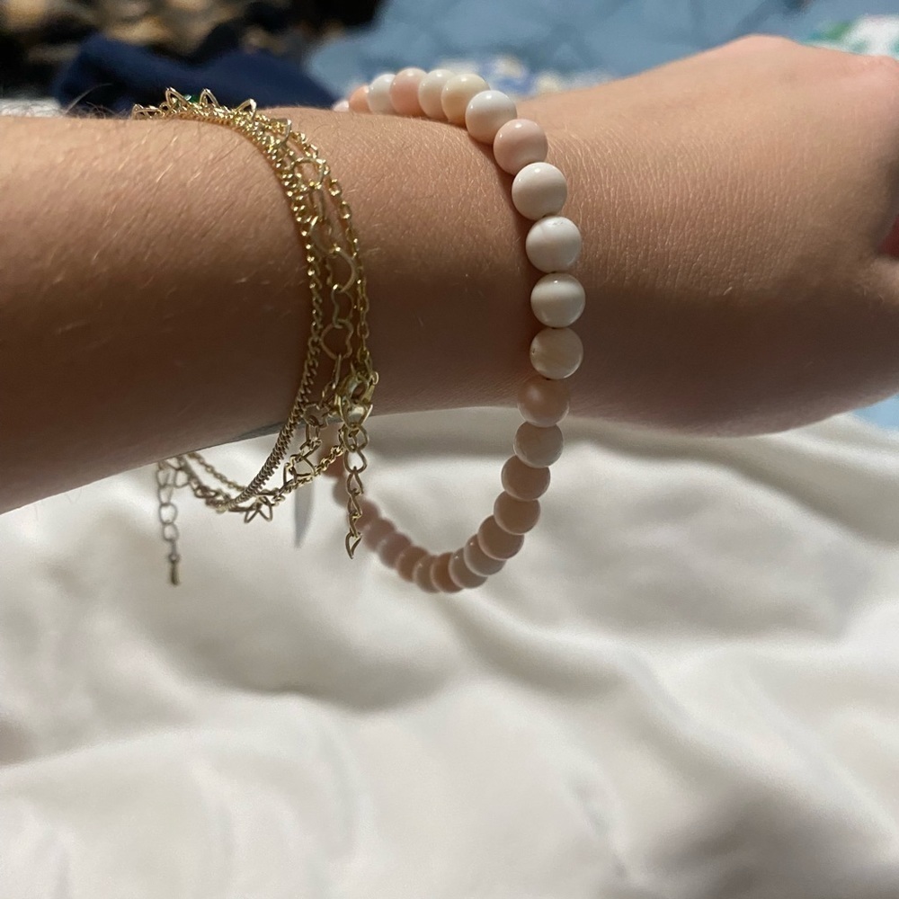 Nwt Pink Beaded Bracelet - Picture 7 of 7